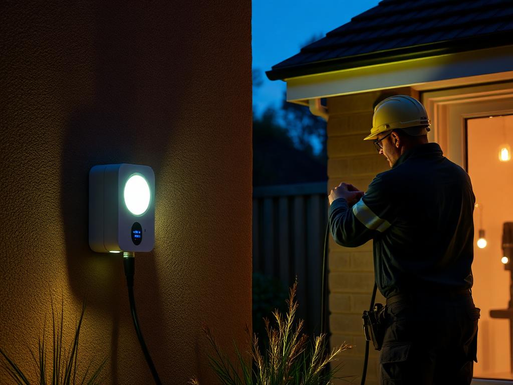 EV Charger & Garden Lighting