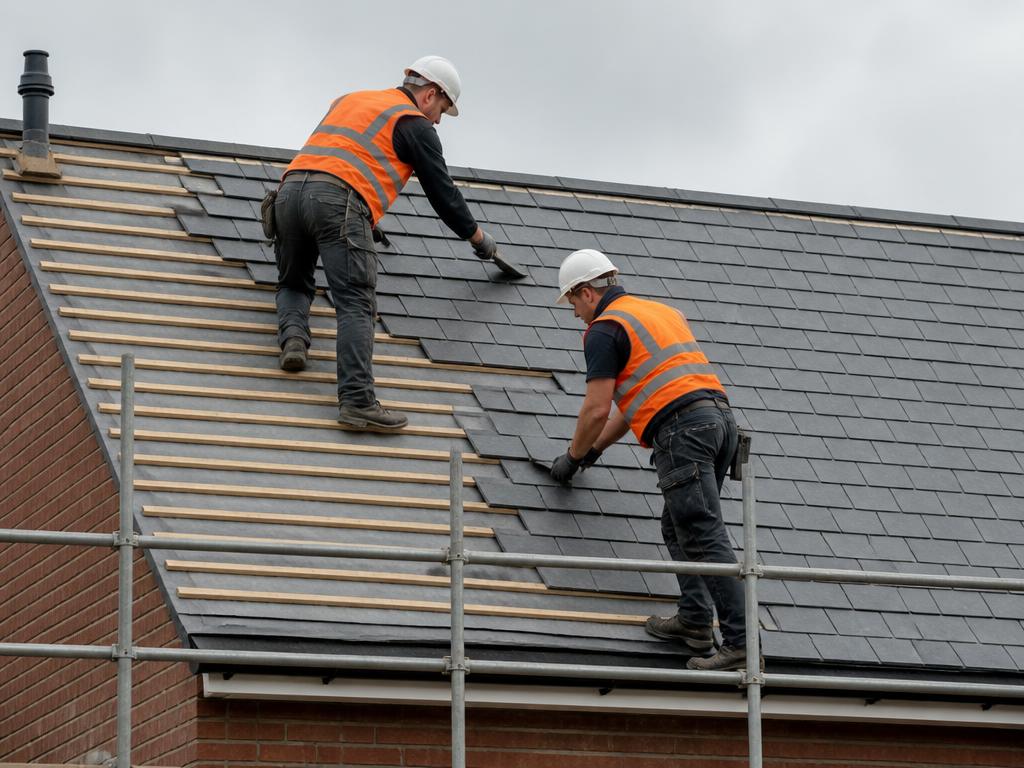 Roofing work by Hammer & Home